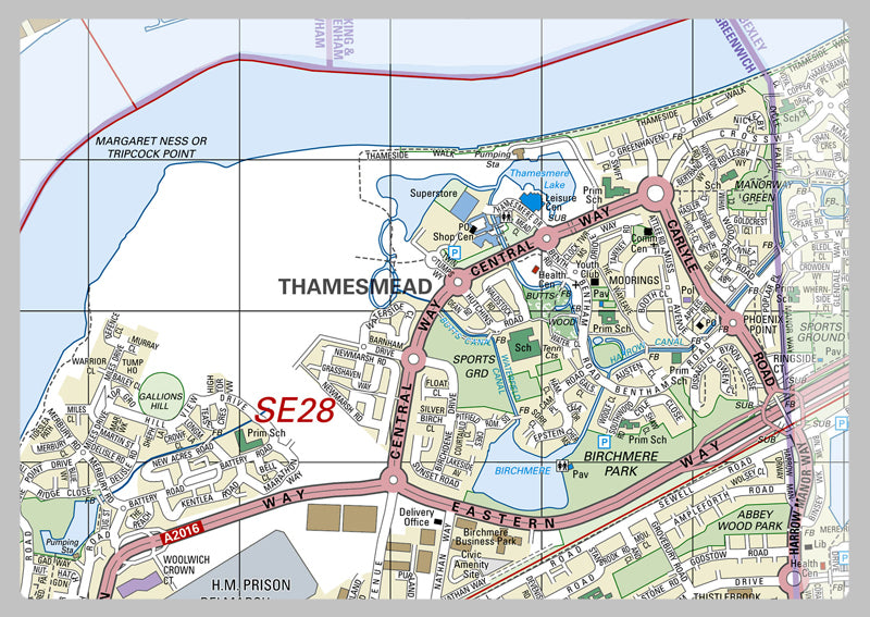 Greenwich London Borough Map