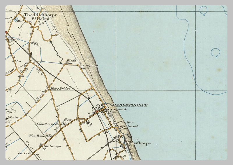 1920 Collection - Grimsby & Louth Ordnance Survey Map