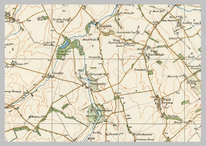 1920 Collection - Grimsby & Louth Ordnance Survey Map