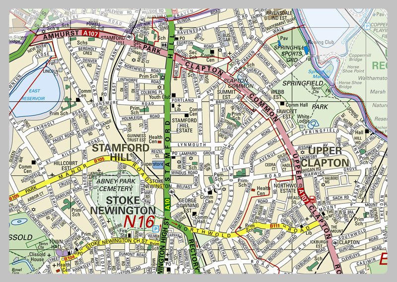 Hackney London Borough Map