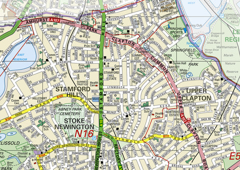 Hackney London Borough Map | I Love Maps
