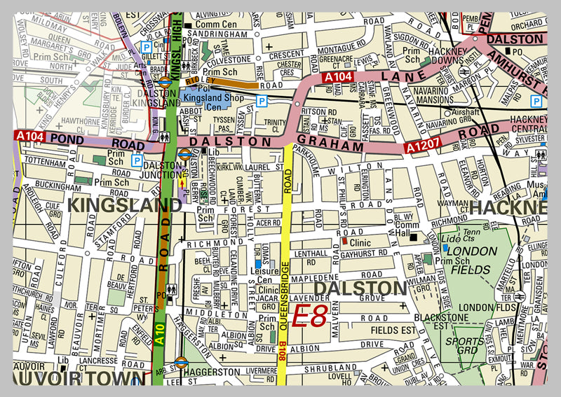 Hackney London Borough Map