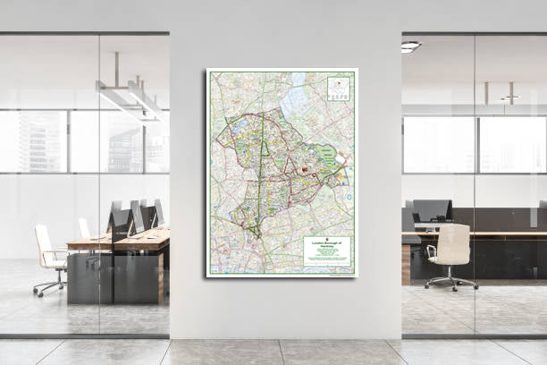 Hackney London Borough Map