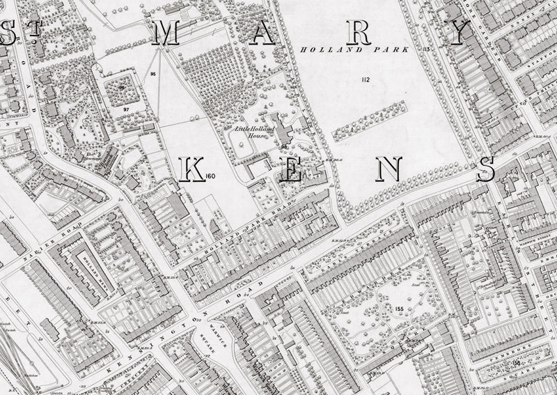 London 1872 Ordnance Survey Map Sheet XLI Hammersmith I Love Maps