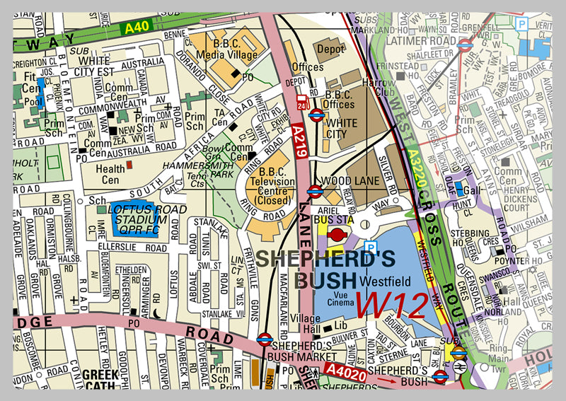 Hammersmith & Fulham London Borough Map