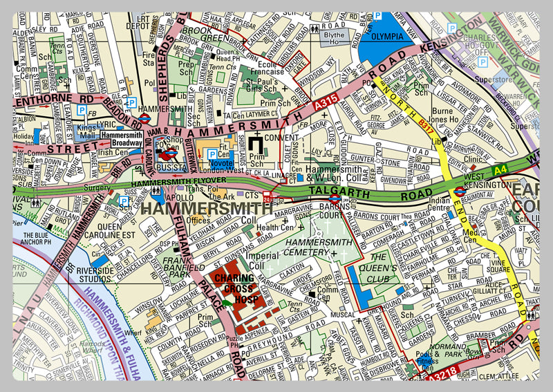 Hammersmith & Fulham London Borough Map