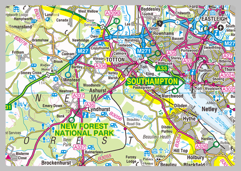 Hampshire County Map