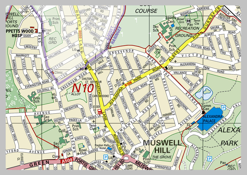 Haringey London Borough Map