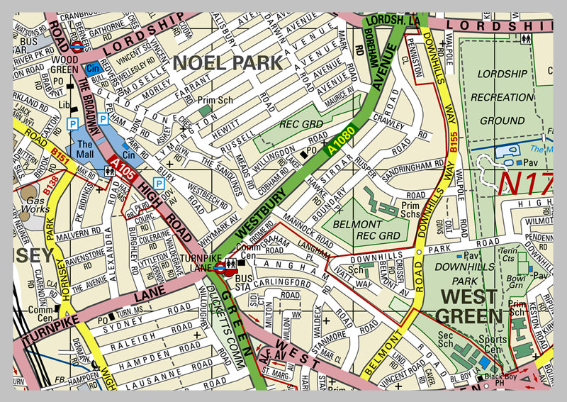 Haringey London Borough Map