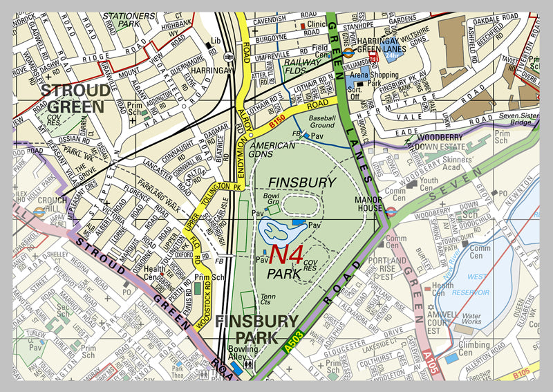 Haringey London Borough Map