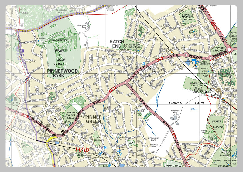 Harrow London Borough Map