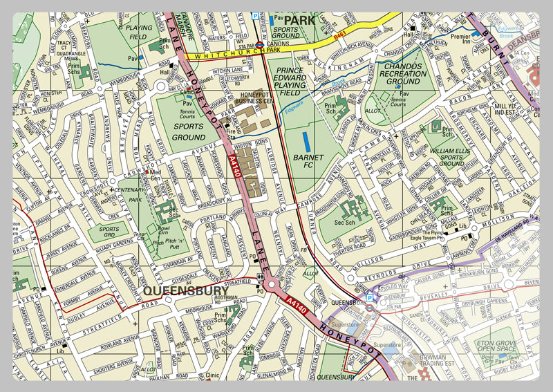 Harrow London Borough Map