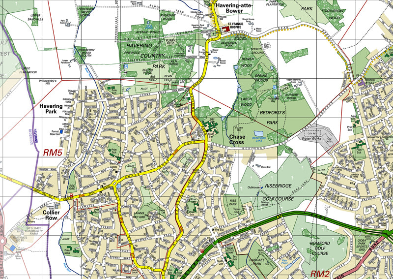 Havering London Borough Map– I Love Maps