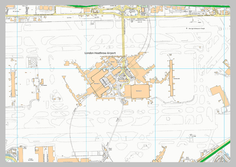 Heathrow Airport Street Map