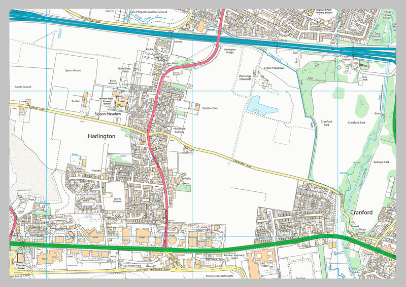 Heathrow Airport Street Map