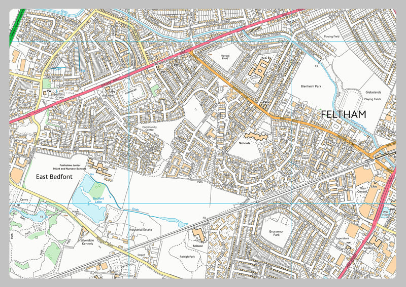 Heathrow Airport Street Map