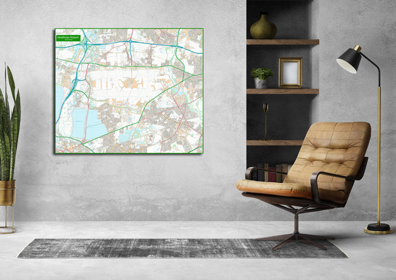 Heathrow Airport Street Map