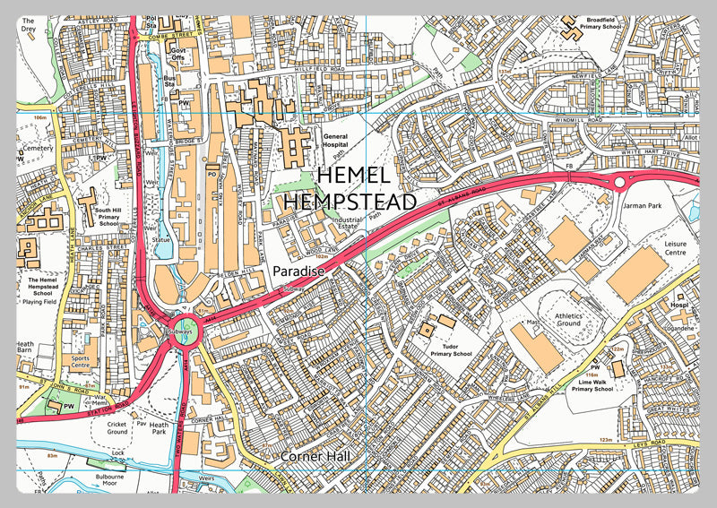 Hemel Hempstead Street Map