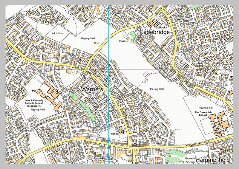 Hemel Hempstead Street Map