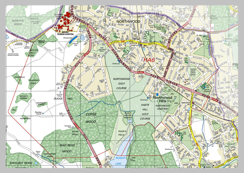 Hillingdon London Borough Map