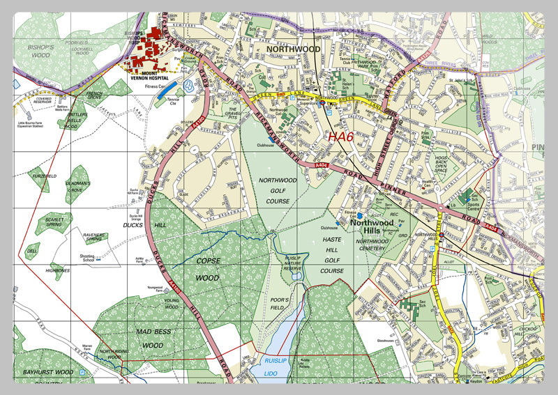 Hillingdon London Borough Map