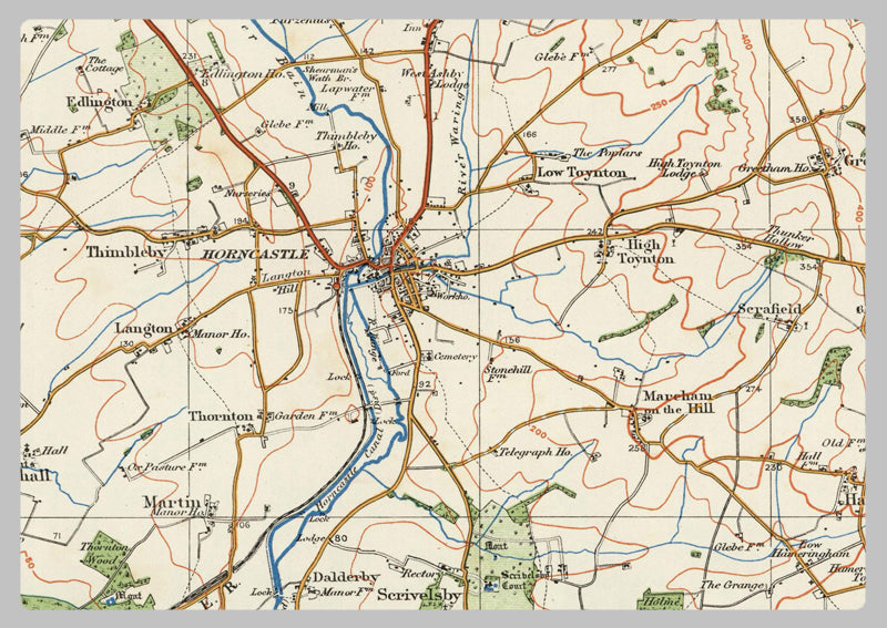 1920 Collection - Horncastle & Skegness Ordnance Survey Map