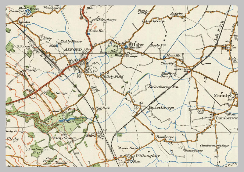 1920 Collection - Horncastle & Skegness Ordnance Survey Map