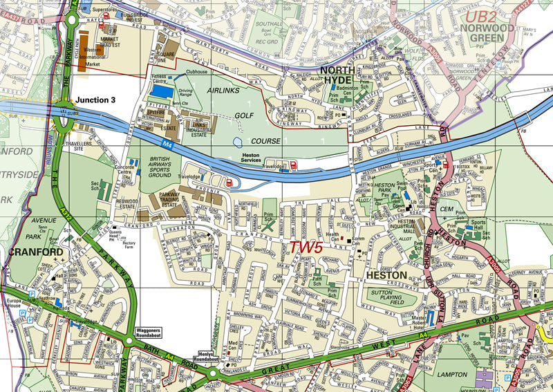 Hounslow London Borough Map I Love Maps