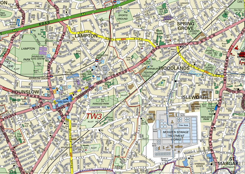 Hounslow London Borough Map I Love Maps