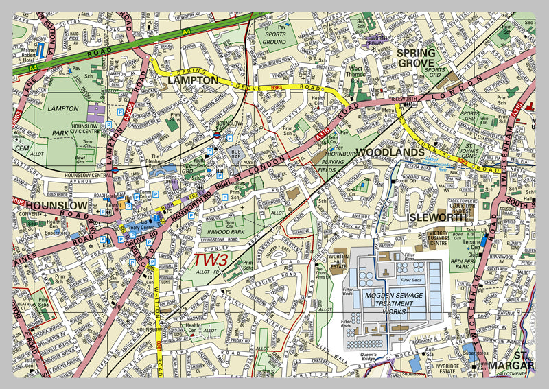 Hounslow Postcode Hounslow London Borough Map– I Love Maps