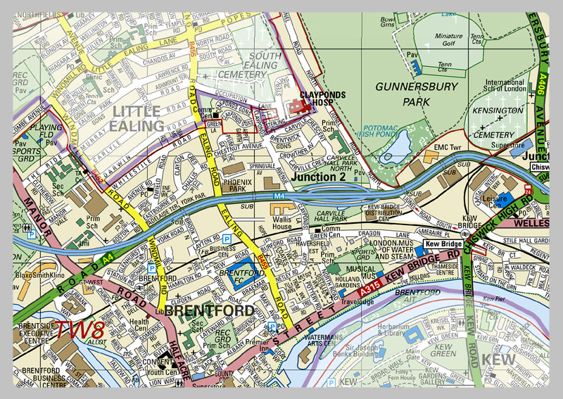 Hounslow London Borough Map