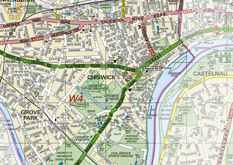 Hounslow London Borough Map I Love Maps