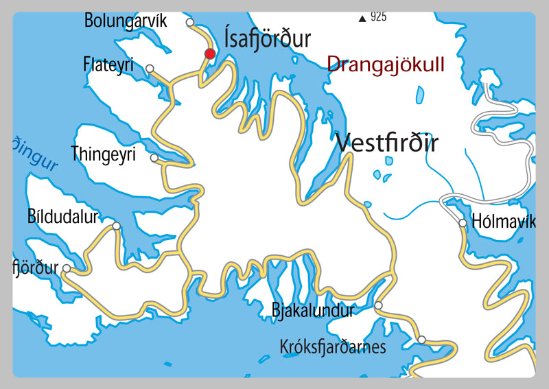 Iceland Road Map
