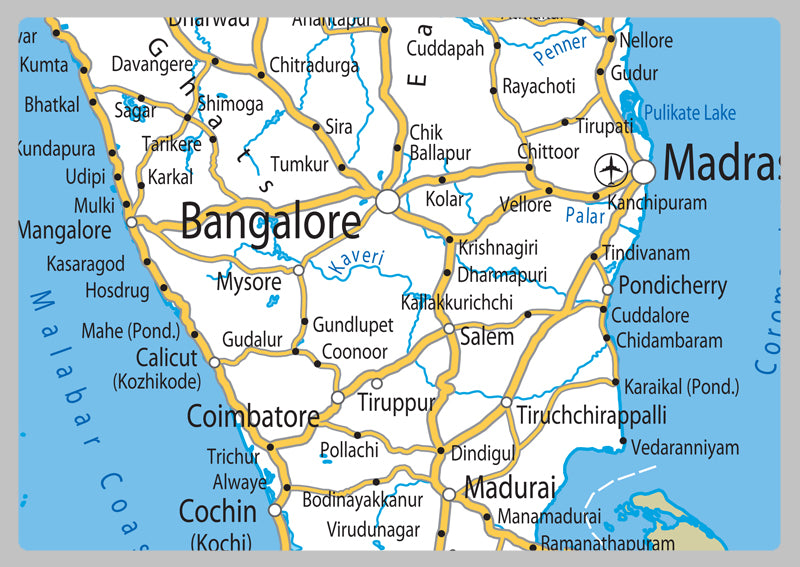 India Rd. Map India Road Map– I Love Maps