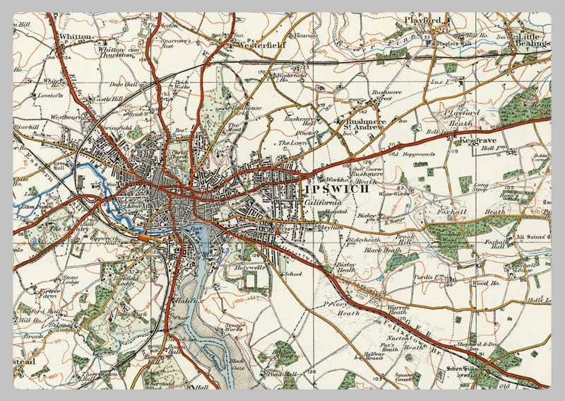 1920 Collection - Ipswich Ordnance Survey Map