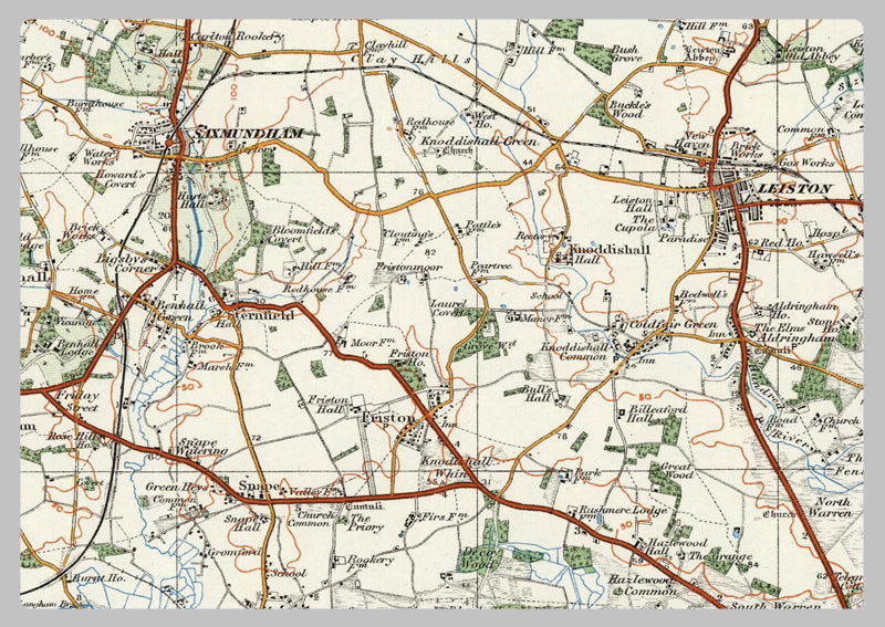 1920 Collection - Ipswich Ordnance Survey Map