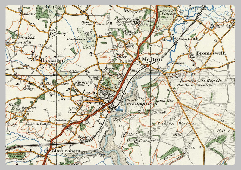 1920 Collection - Ipswich Ordnance Survey Map