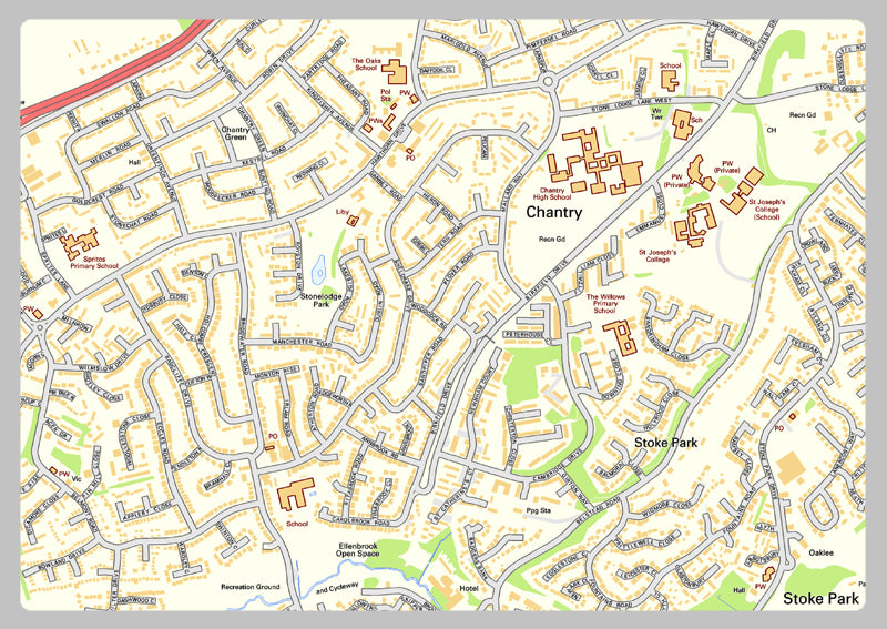 Ipswich Street Map
