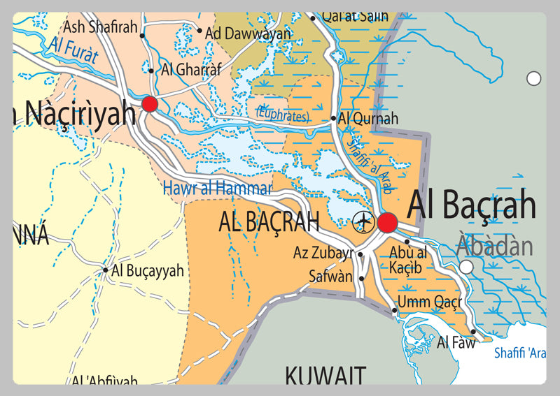Iraq Political Map