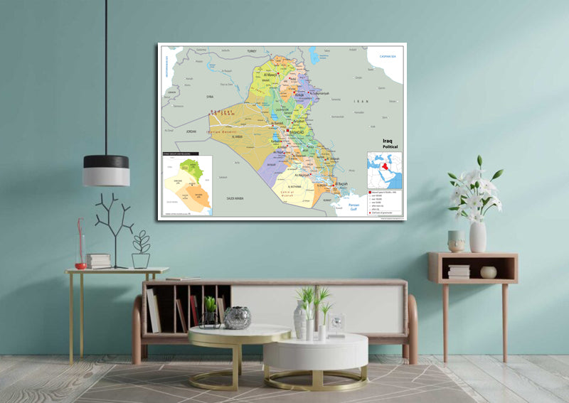 Iraq Political Map