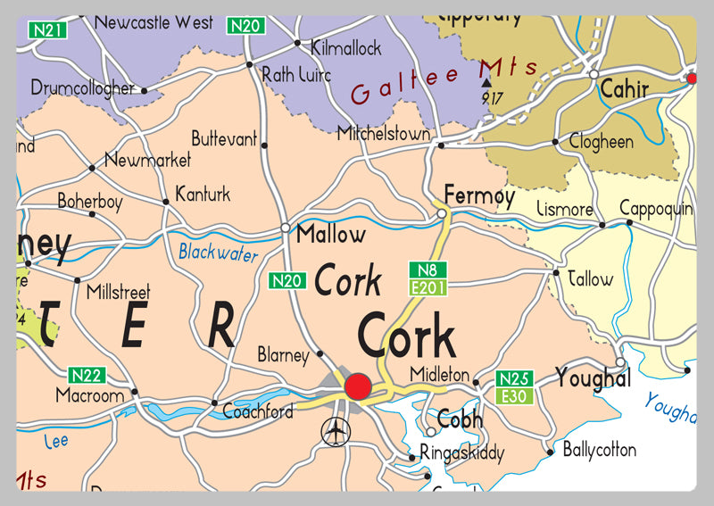Ireland Political Map