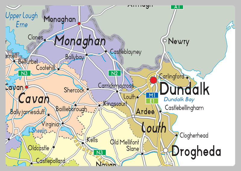 Ireland Political Map