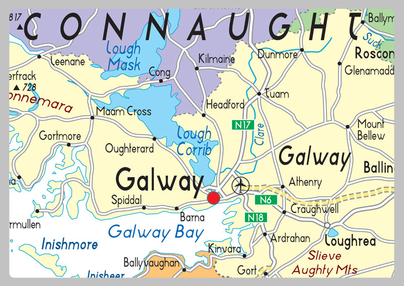 Ireland Political Map