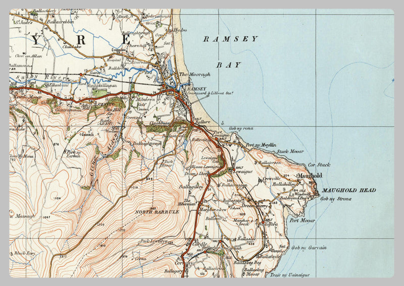 1920 Collection - Isle of Man Ordnance Survey Map