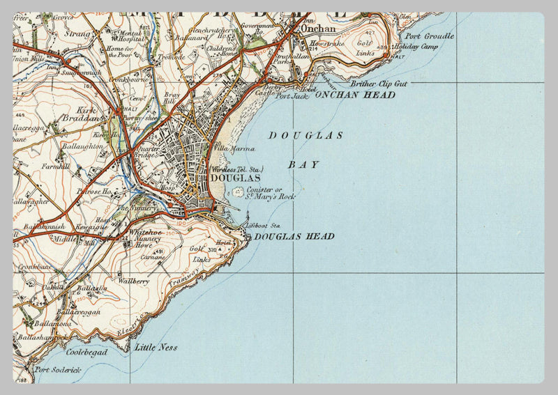 1920 Collection - Isle of Man Ordnance Survey Map