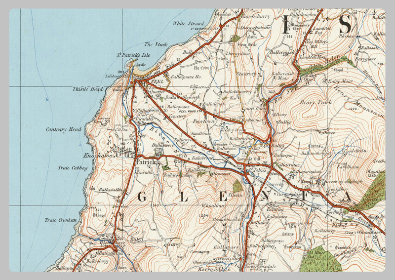 1920 Collection - Isle of Man Ordnance Survey Map