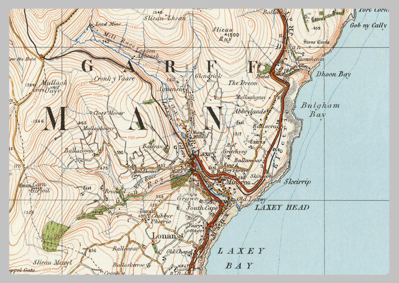 1920 Collection - Isle of Man Ordnance Survey Map