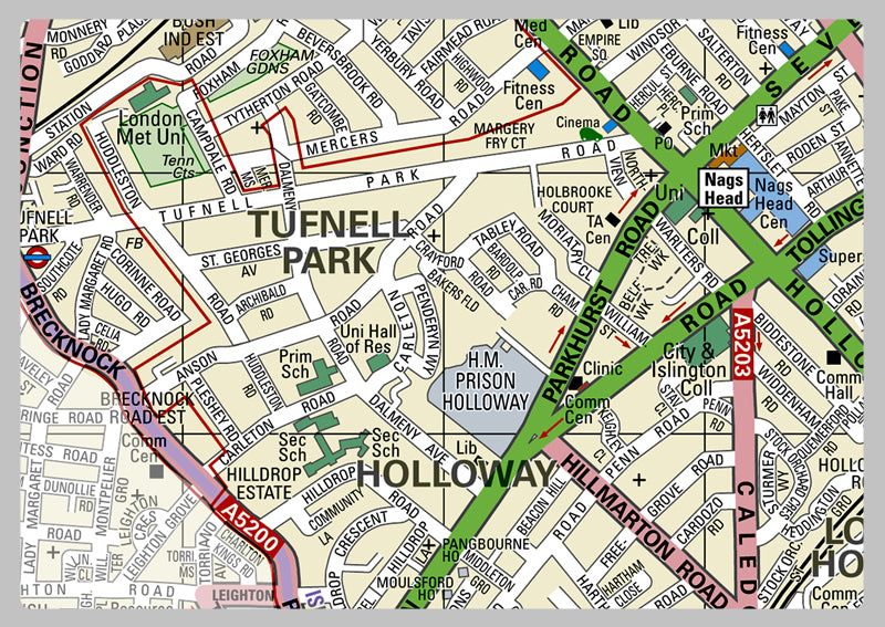 Islington London Borough Map