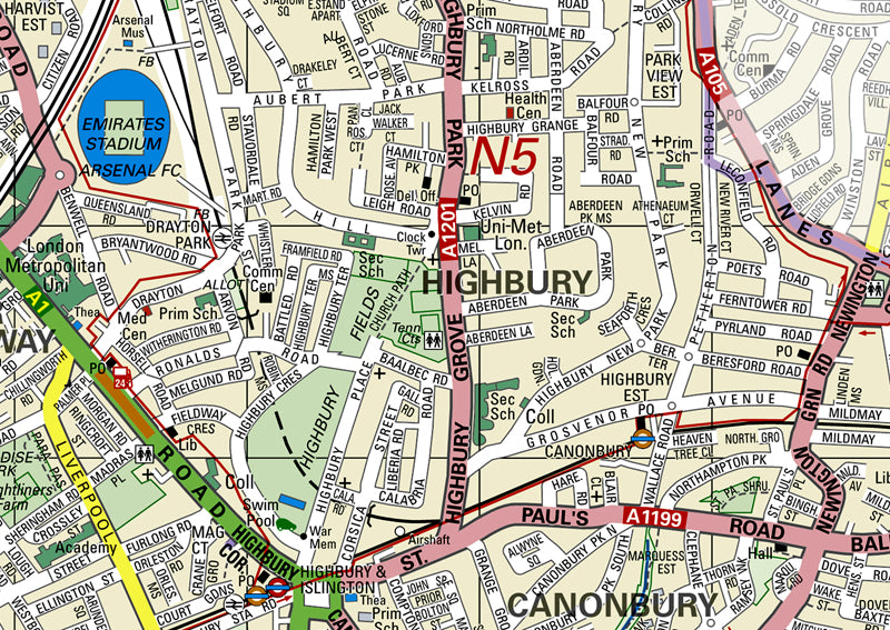 Islington London Borough Map– I Love Maps