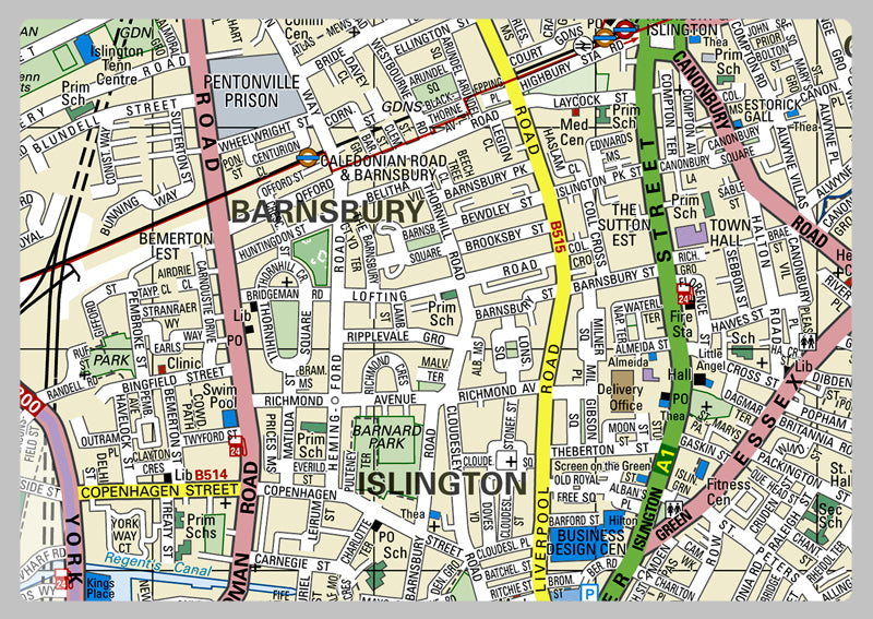 Islington London Borough Map